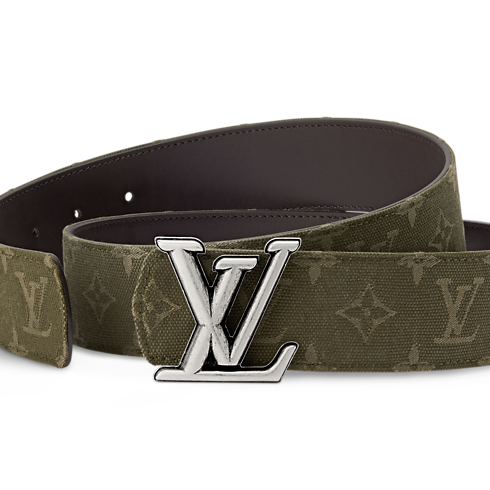 LV Dimension Monogram Surplus Cotton 40mm Reversible Belt G77 in Men's Accessories Belts collections by Louis Vuitton (Product zoom)