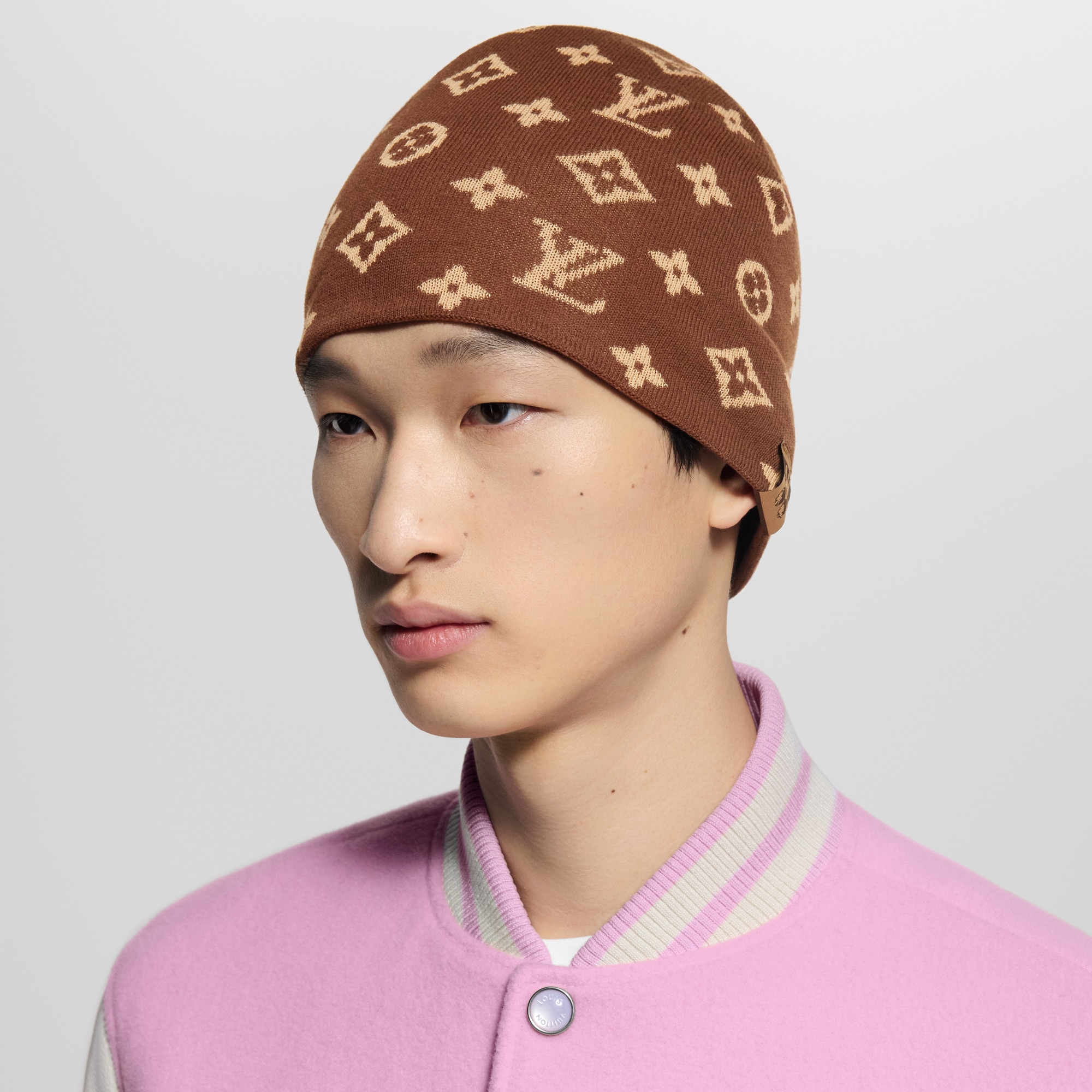 LV Fit Monogram Beanie . in Men