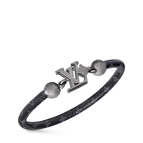 LV Flower Bracelet Monogram Eclipse Canvas in Men's Fashion Jewellery Bracelets collections by Louis Vuitton (Product zoom)