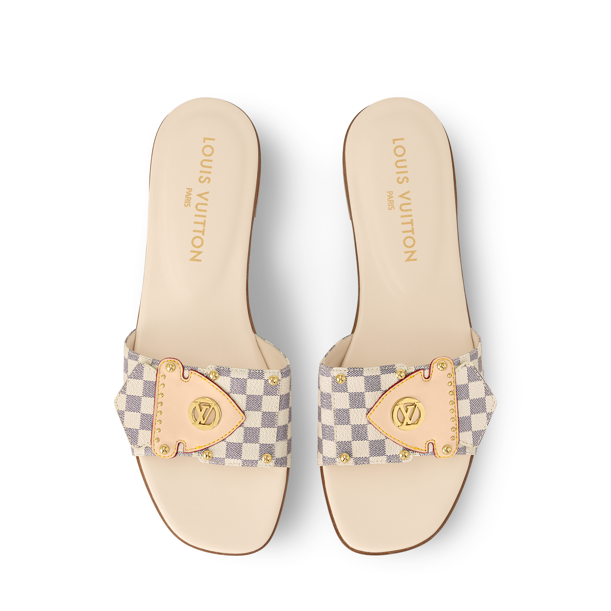 LV Frame Flat Mule  in Women