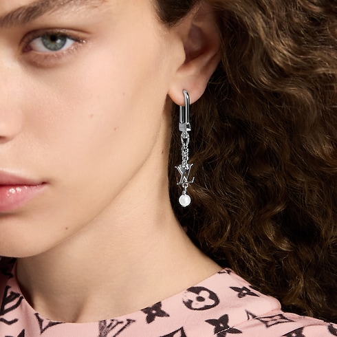 LV Iconic Hook Earrings . in Women's Fashion Jewellery Earrings collections by Louis Vuitton (Product zoom)