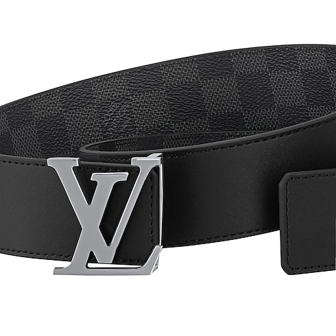 LV Initiales 40MM Reversible Belt Damier Ebène Canvas in Holiday Gifts's Holiday Gifts for Him } collections by Louis Vuitton (Product zoom)