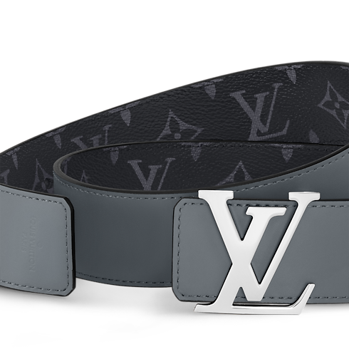 LV Initiales 40mm Reversible Belt Monogram Eclipse Canvas in Men's Accessories Belts collections by Louis Vuitton (Product zoom)
