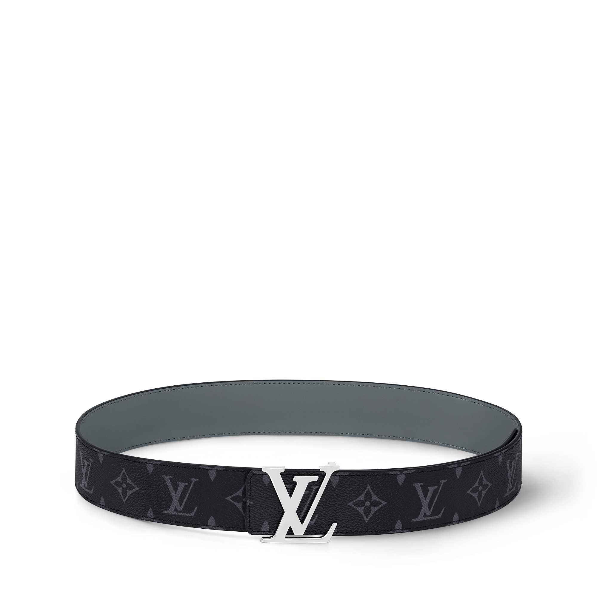 LV Initiales 40mm Reversible Belt Monogram Eclipse Canvas in Men
