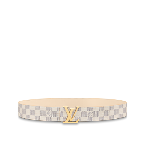 LV Initiales 40mm Reversible Belt Damier Azur Canvas in Women's Accessories Belts collections by Louis Vuitton (Product zoom)