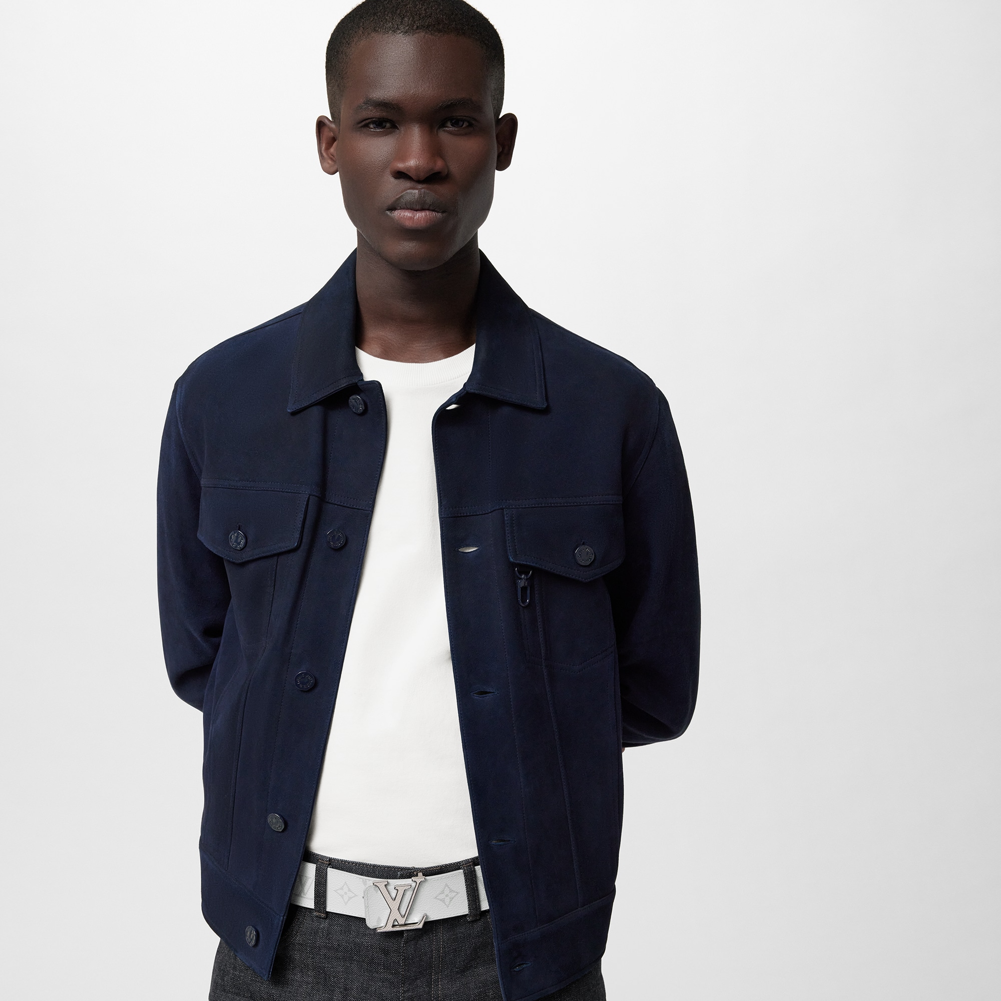 LV Initiales 40mm Reversible Belt Taigarama in Men