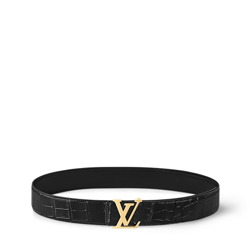 LV Initiales 40mm Reversible Belt Crocodilien Brillant in Men's Accessories Belts collections by Louis Vuitton (Product zoom)