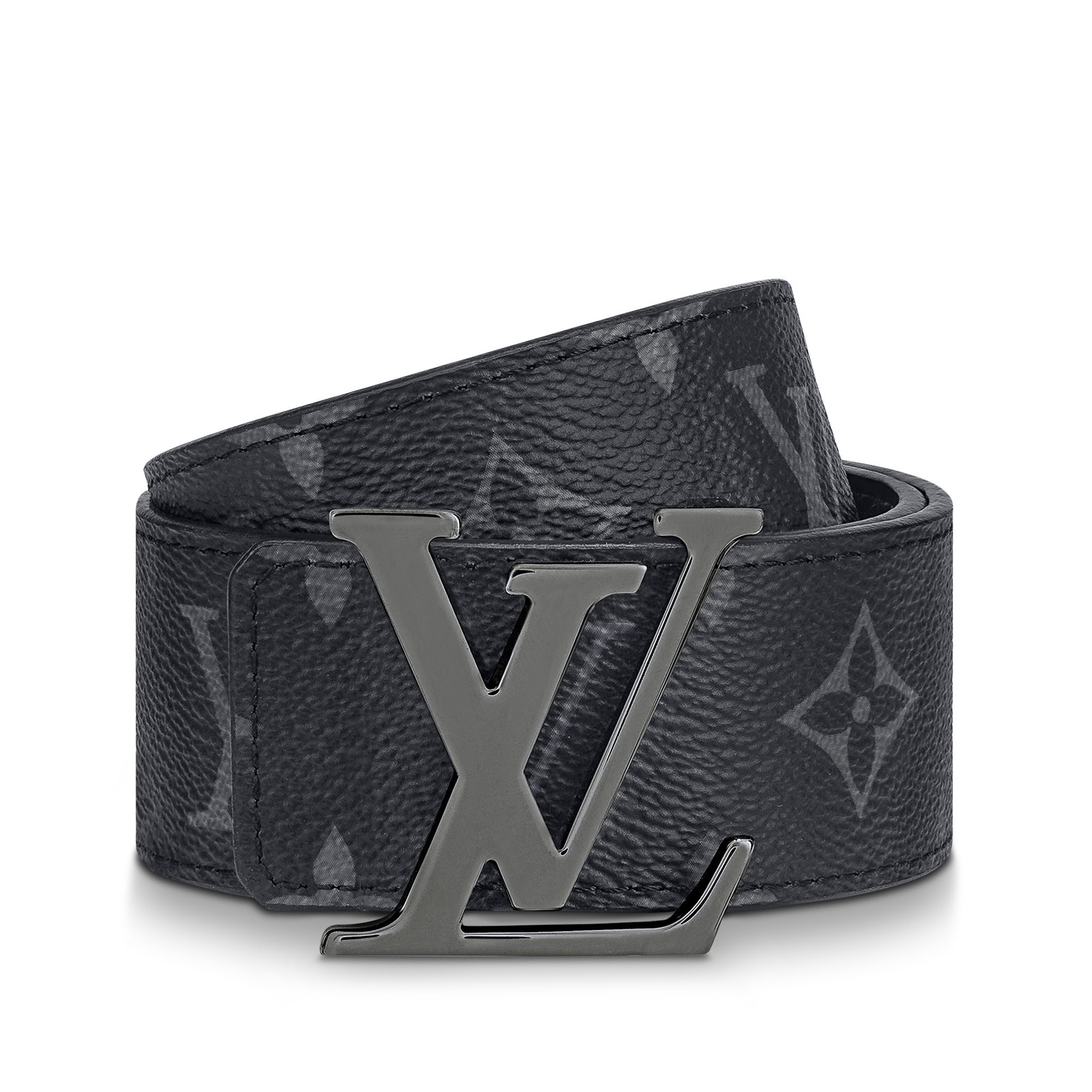 LV Initiales 40MM Reversible Belt Monogram Eclipse Canvas in Men