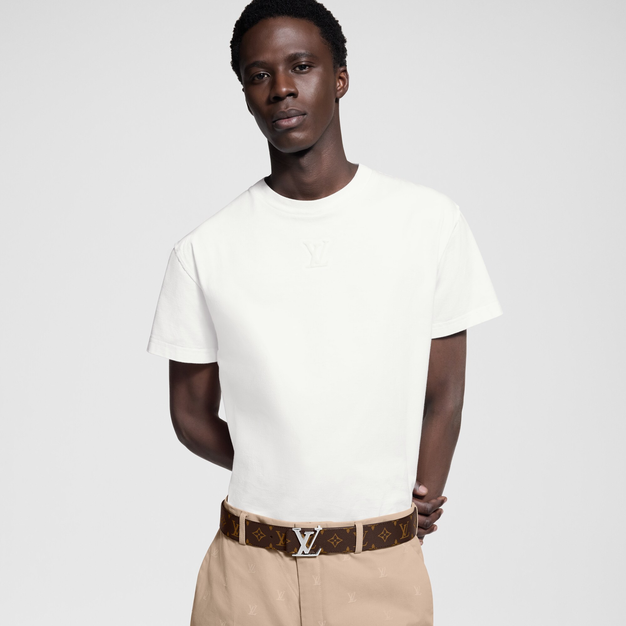 LV Initiales 40MM Reversible Belt Monogram Macassar Canvas in Men