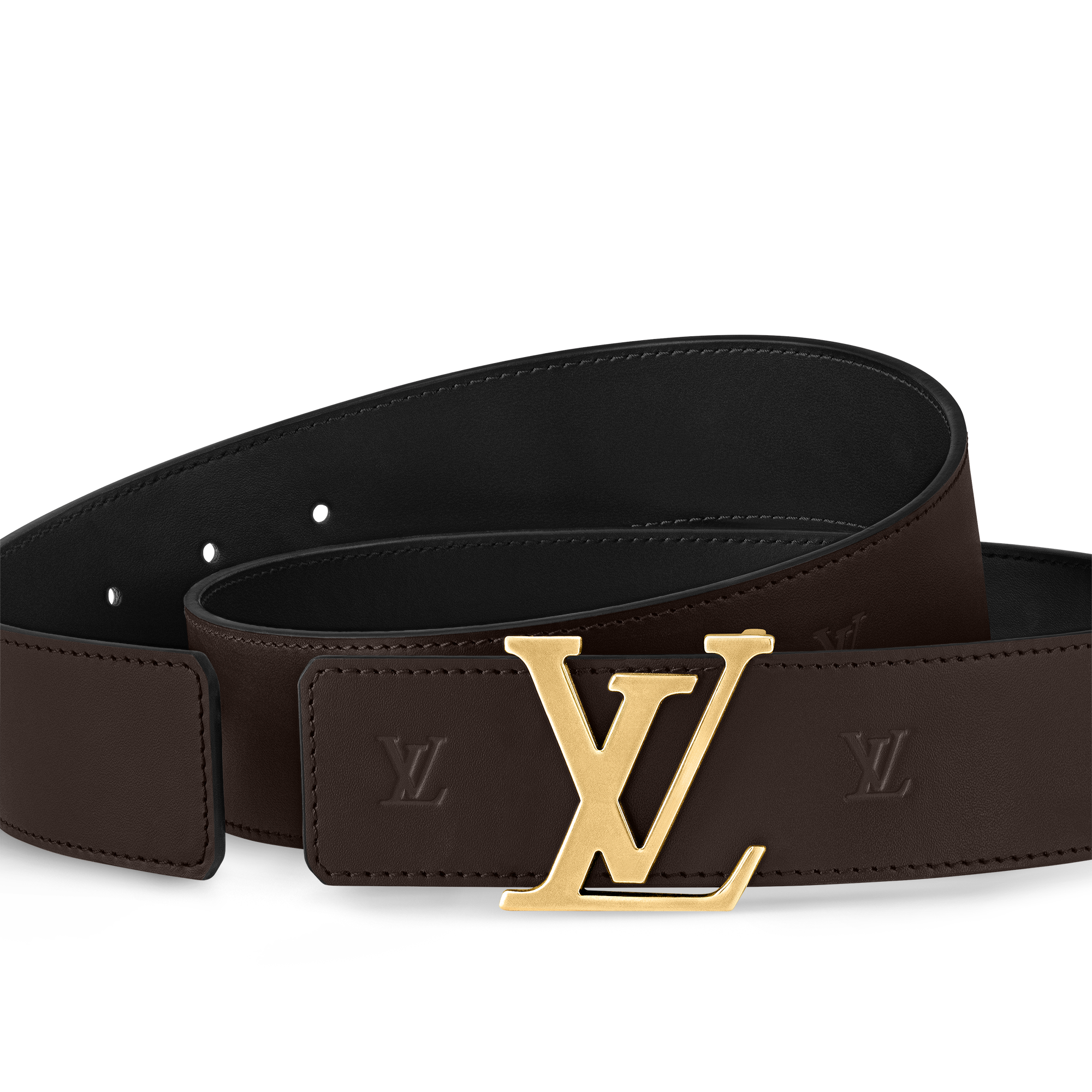 LV Initiales Blason 40mm Reversible Belt  in Men