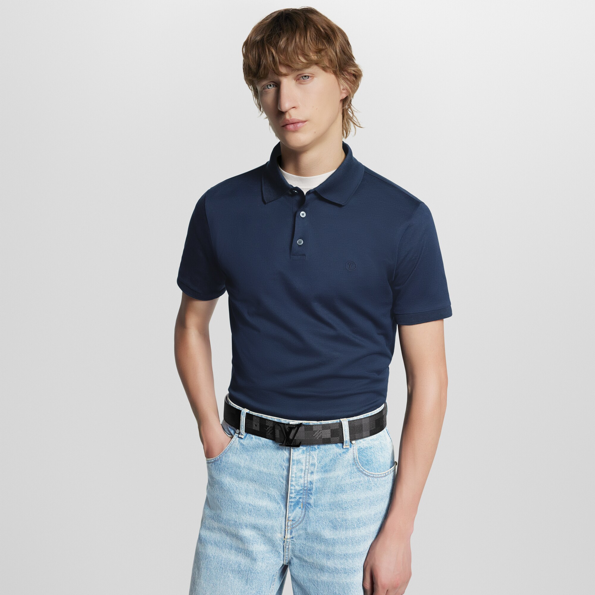 LV Initiales Damoflage 40mm Reversible Belt D16 in Men