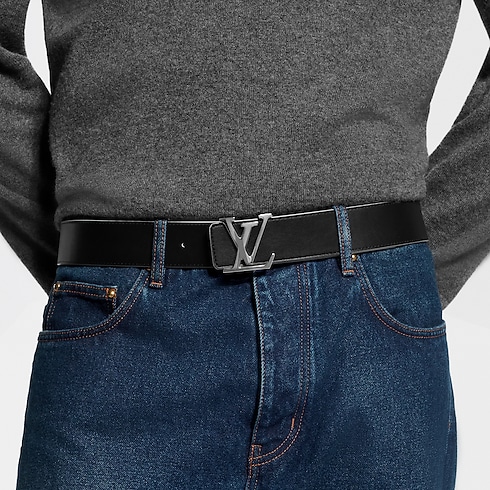 LV Initiales Monogram 40mm Reversible Belt Monogram Canvas in Men's Accessories Belts collections by Louis Vuitton (Product zoom)
