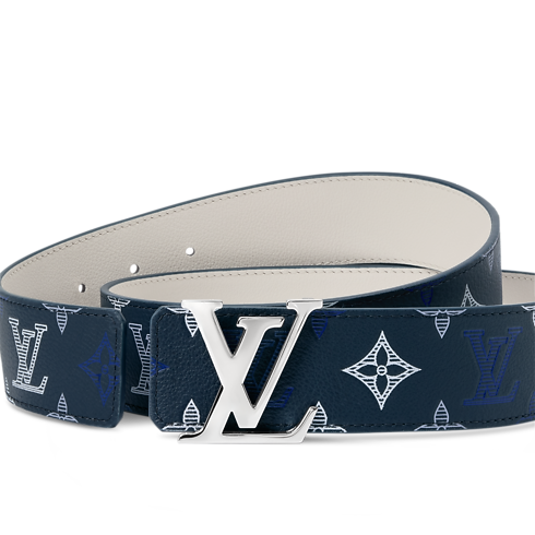LV Initiales Monogram Shadow 40mm Reversible Belt in Men's Accessories Belts collections by Louis Vuitton (Product zoom)