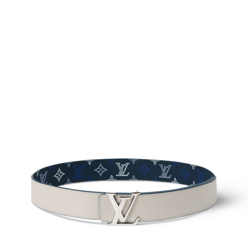 LV Initiales Monogram Shadow 40mm Reversible Belt in Men's Accessories Belts collections by Louis Vuitton (Product zoom)