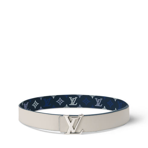 LV Initiales Monogram Shadow 40mm Reversible Belt in Men's Accessories Belts collections by Louis Vuitton (Product zoom)