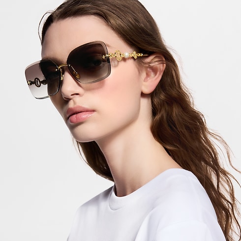 LV Jewel Pearl Square Sunglasses . in Women's Accessories Eyewear collections by Louis Vuitton (Product zoom)