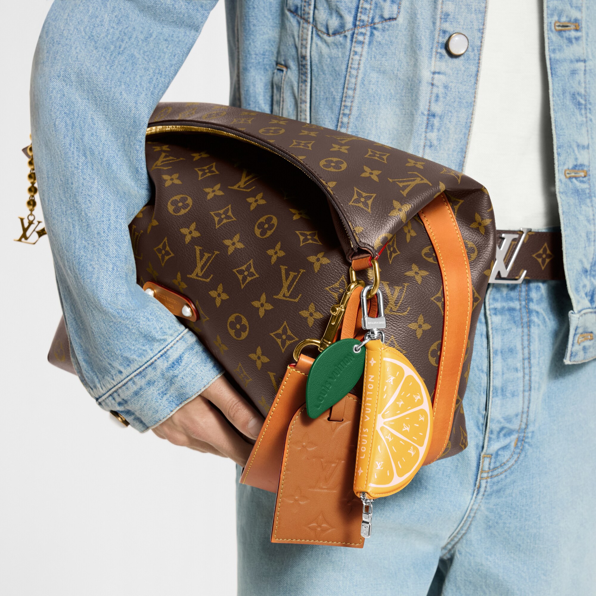 LV Lemon Bag Charm . in Men