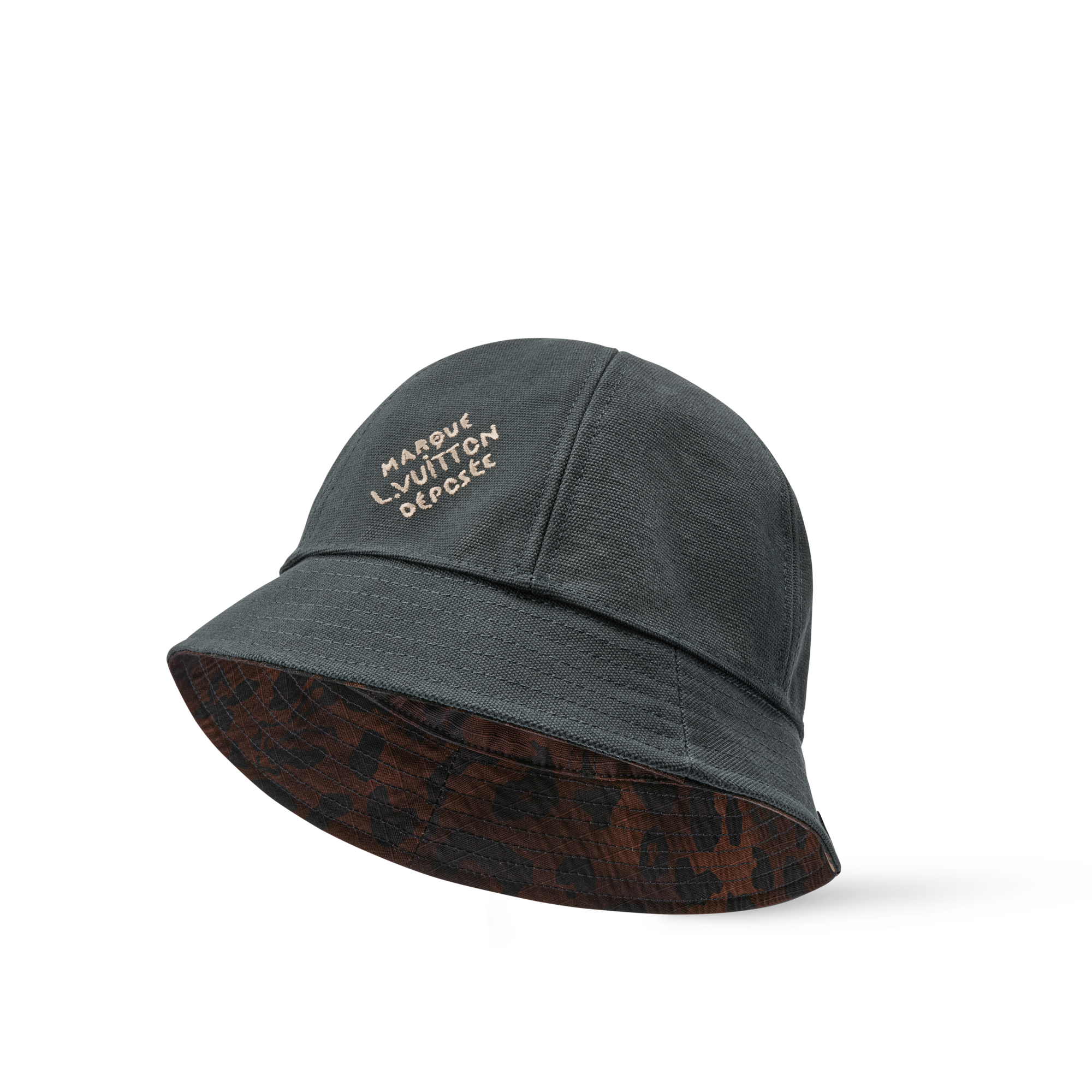 LV Leo Reversible Bucket Hat . in Men
