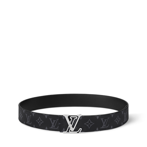 LV Line 40mm Reversible Belt Monogram Eclipse Canvas in Men's Accessories Belts collections by Louis Vuitton (Product zoom)