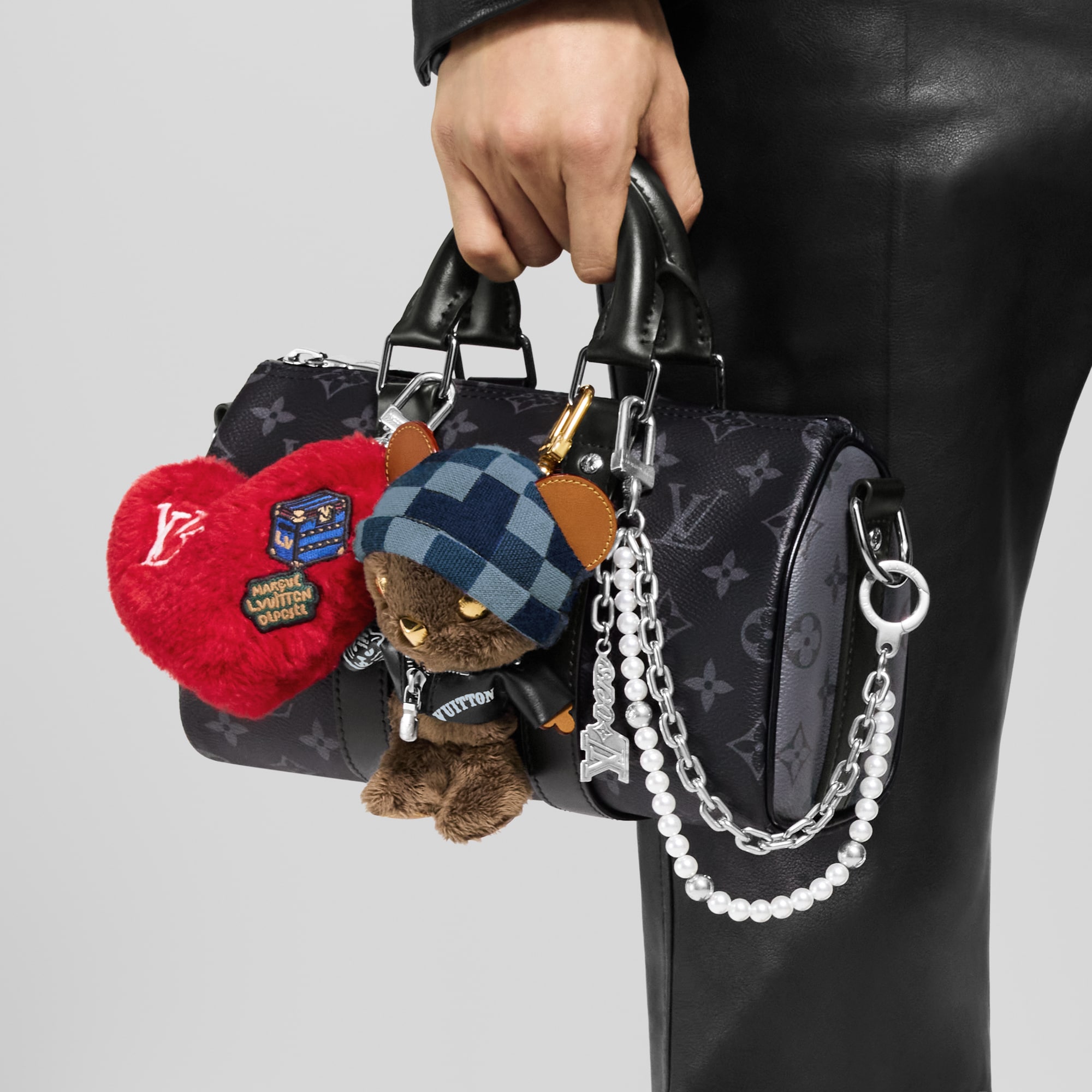 LV Lucky Heart Bag Charm . in Men