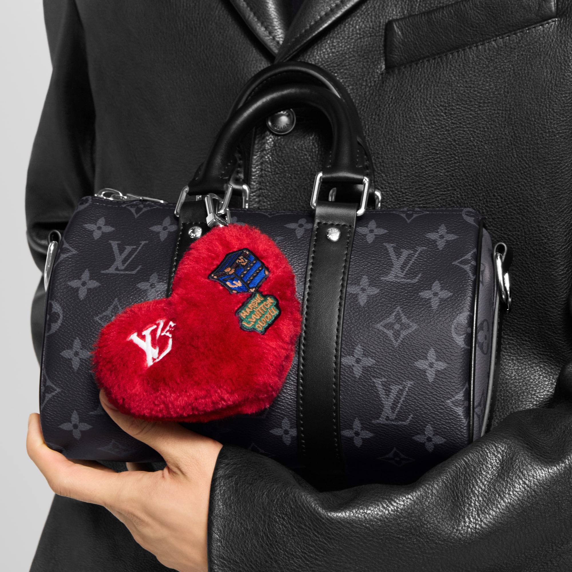 LV Lucky Heart Bag Charm . in Men