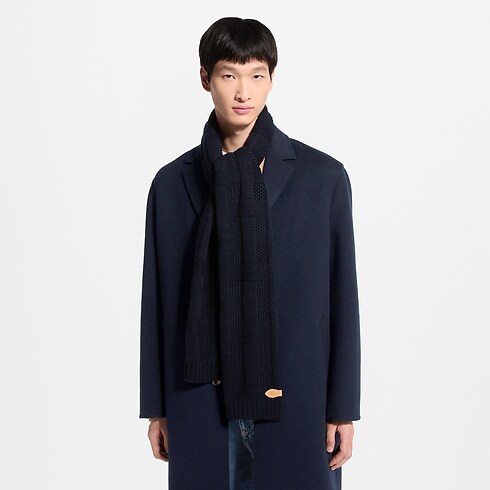 LV Malletier Knitted Scarf . in Men's Accessories Scarves collections by Louis Vuitton (Product zoom)