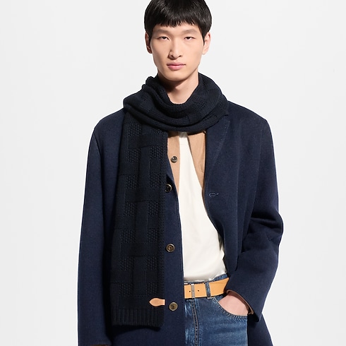 LV Malletier Knitted Scarf . in Men's Accessories Scarves collections by Louis Vuitton (Product zoom)