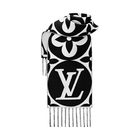 LV Medallion Scarf . in Women's Accessories Scarves collections by Louis Vuitton (Product zoom)