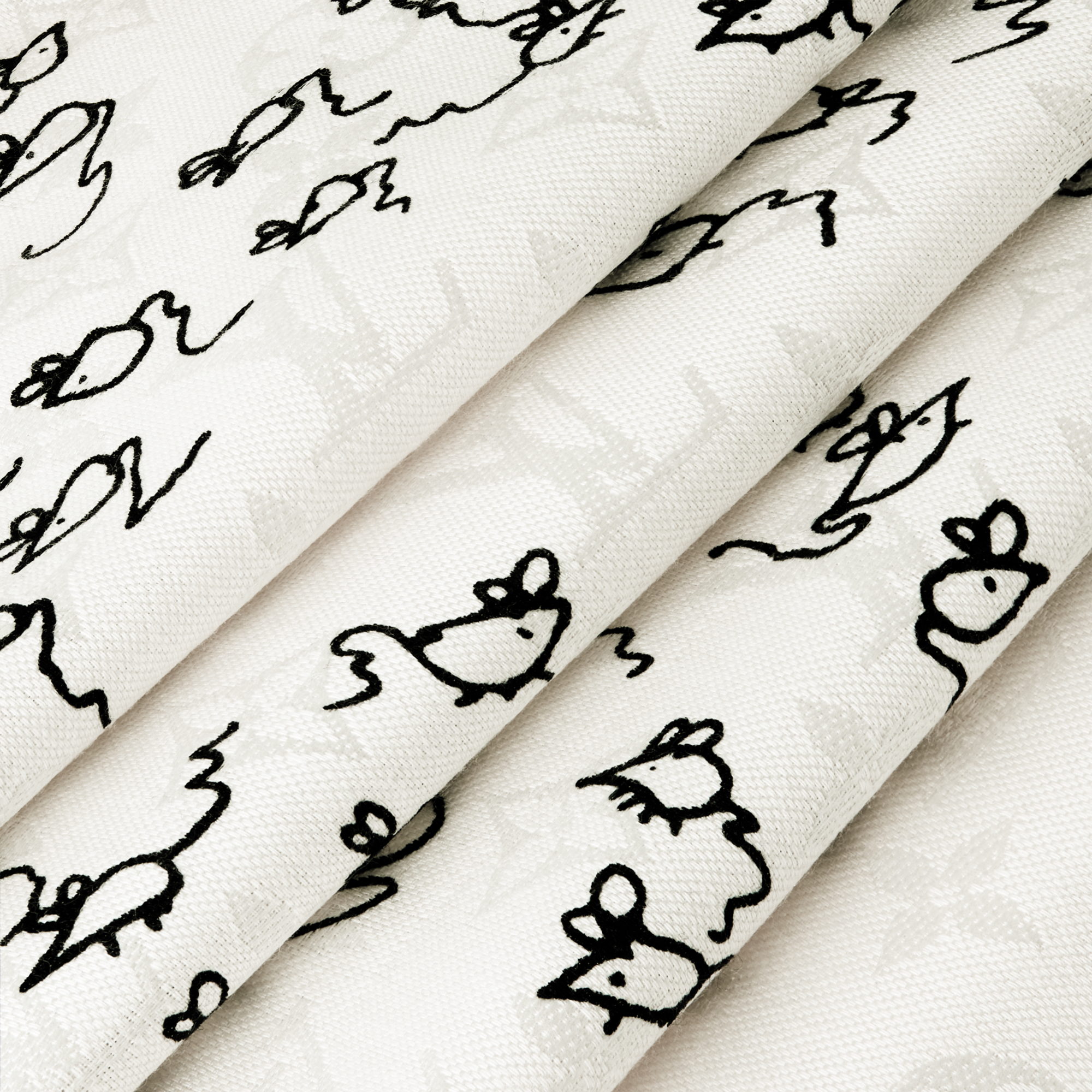 LV Mice Monogram Classique Shawl . in Women