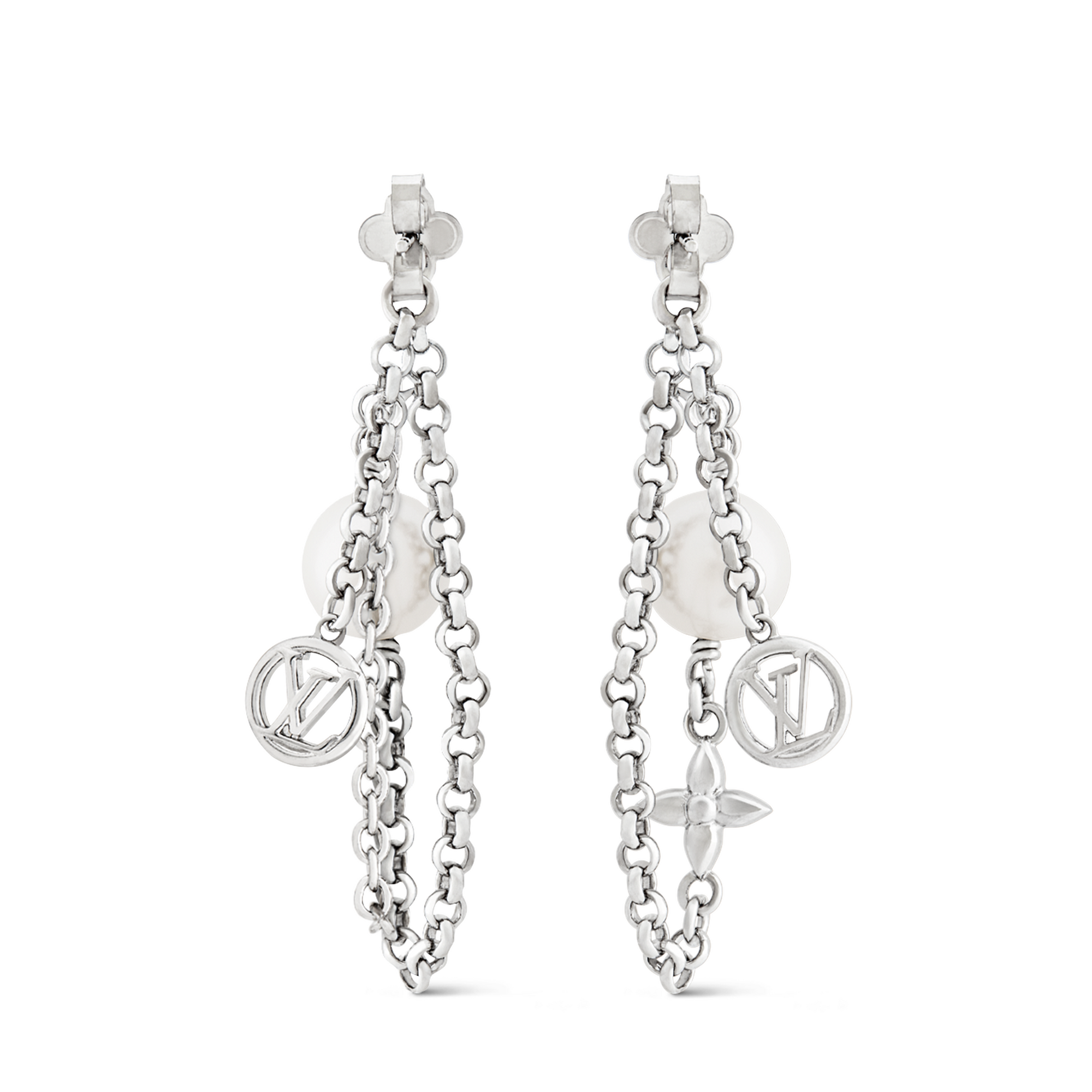 LV Mix Chains Earrings . in Women