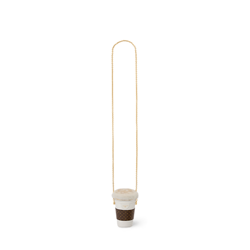 LV Mocha Crossbody Pouch Bag Charm . in Women's Accessories Key Holders and Bag Charms collections by Louis Vuitton (Product zoom)