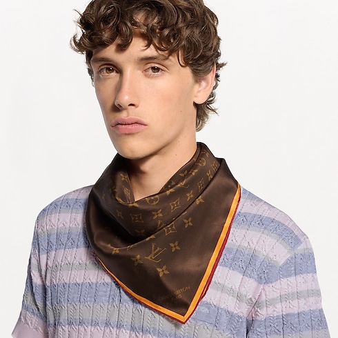 LV Monogram Silk Square . in Men's Accessories All Accessories collections by Louis Vuitton (Product zoom)