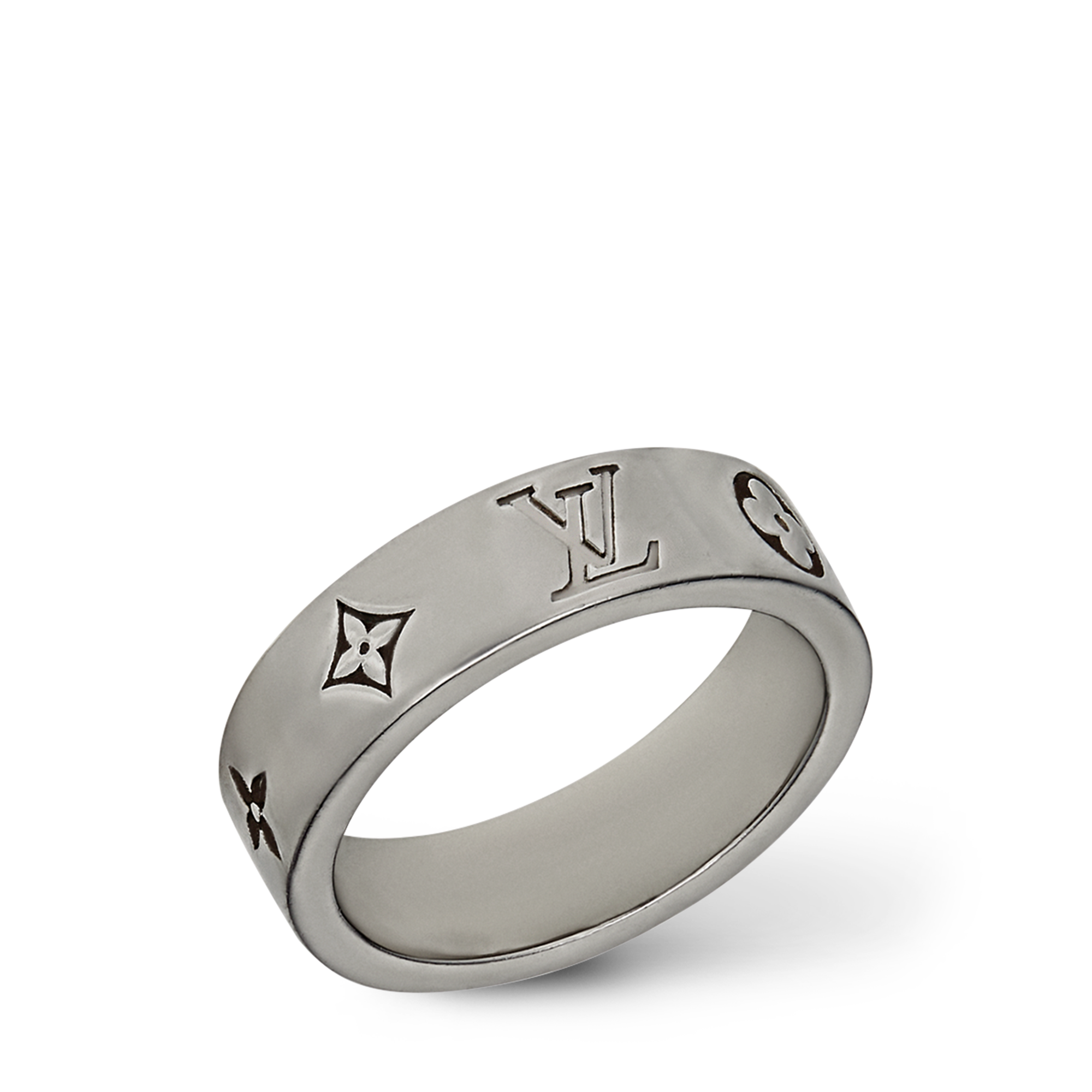 LV Mosaic Thin Ring . in Men