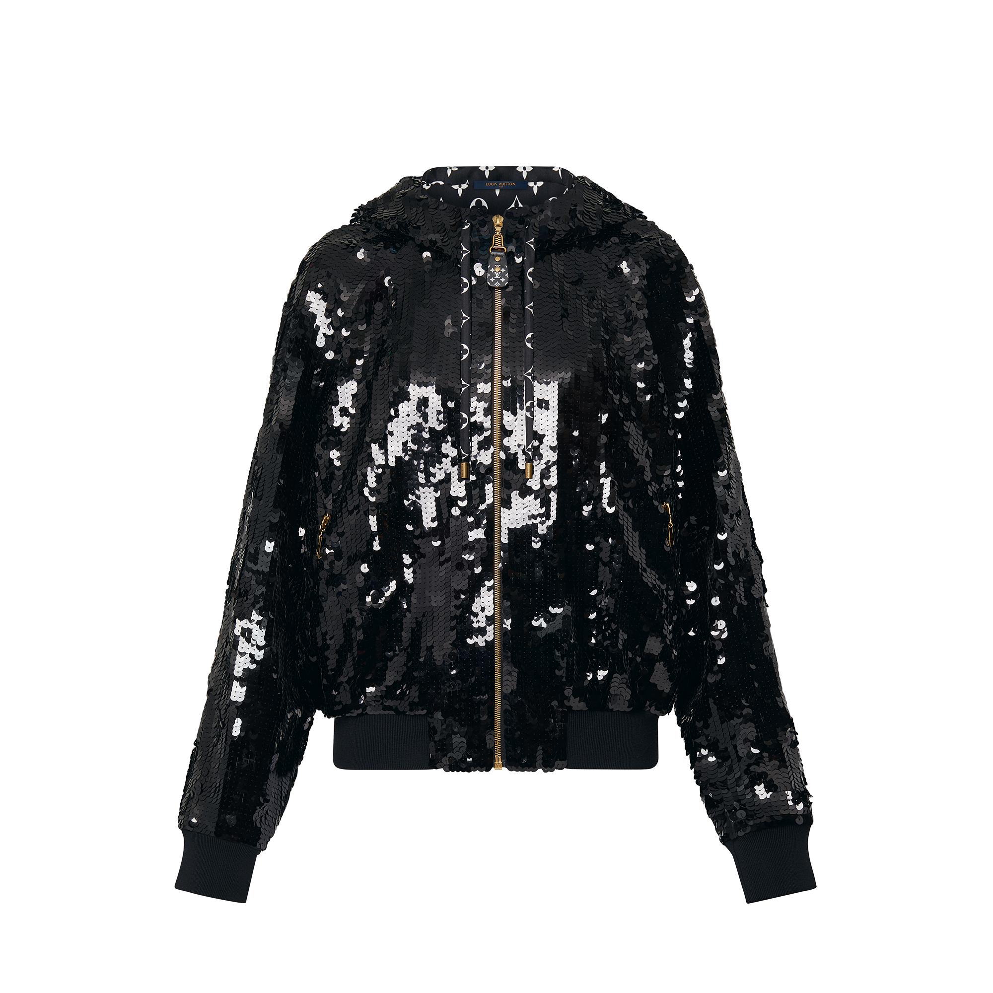 LV Night Sequin Hoodie - Ready to Wear 