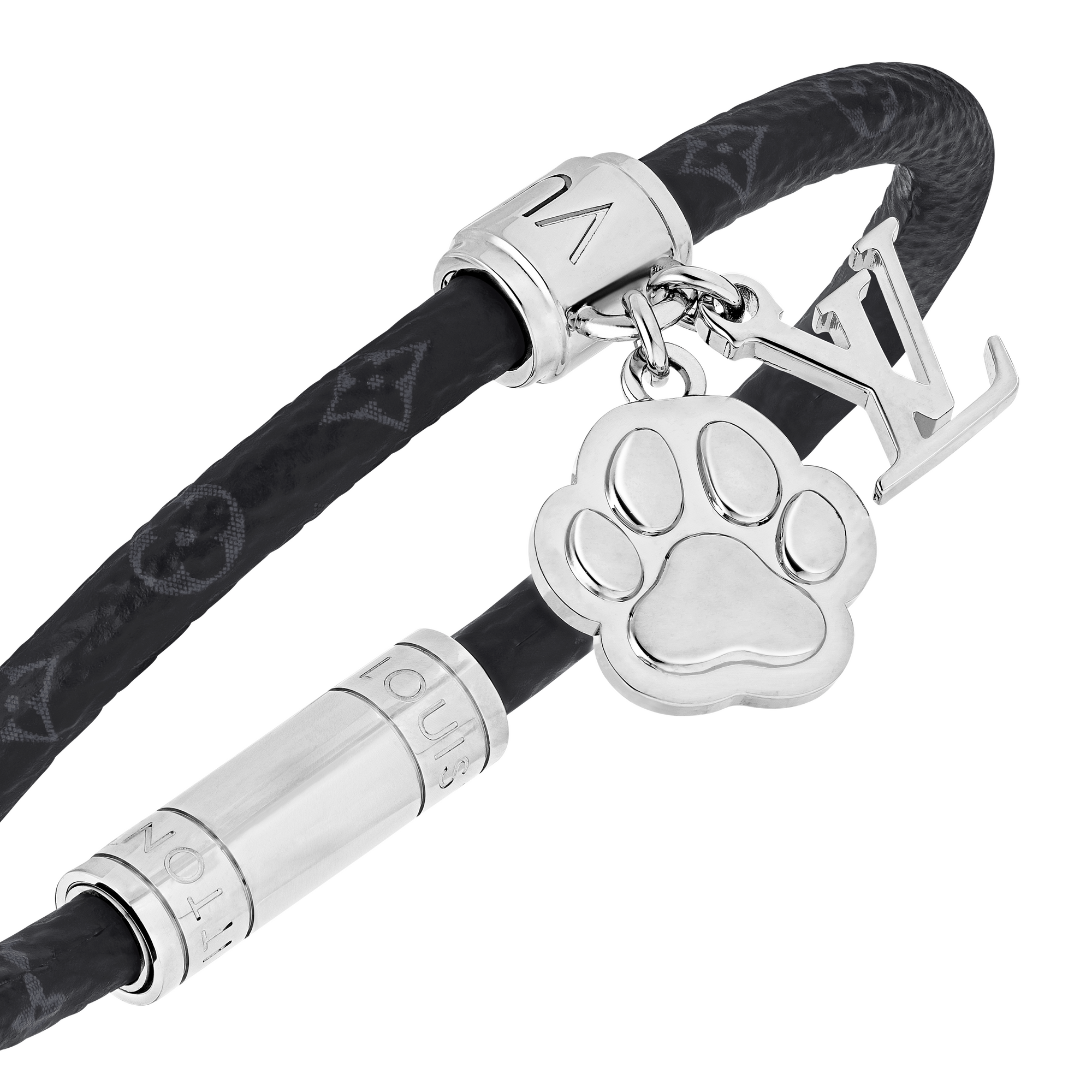 LV Paw Bracelet Monogram Canvas in Men