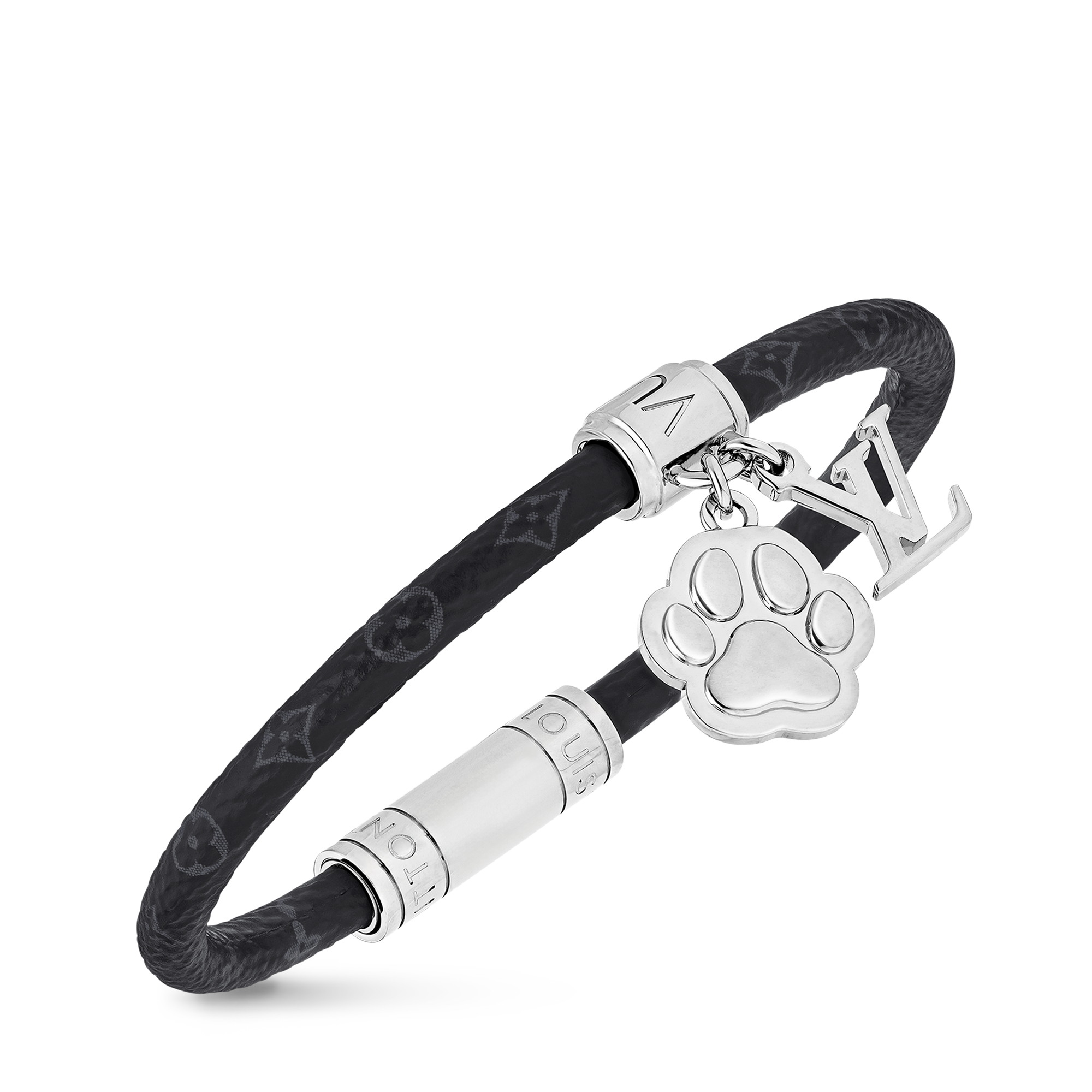 LV Paw Bracelet Monogram Canvas in Men