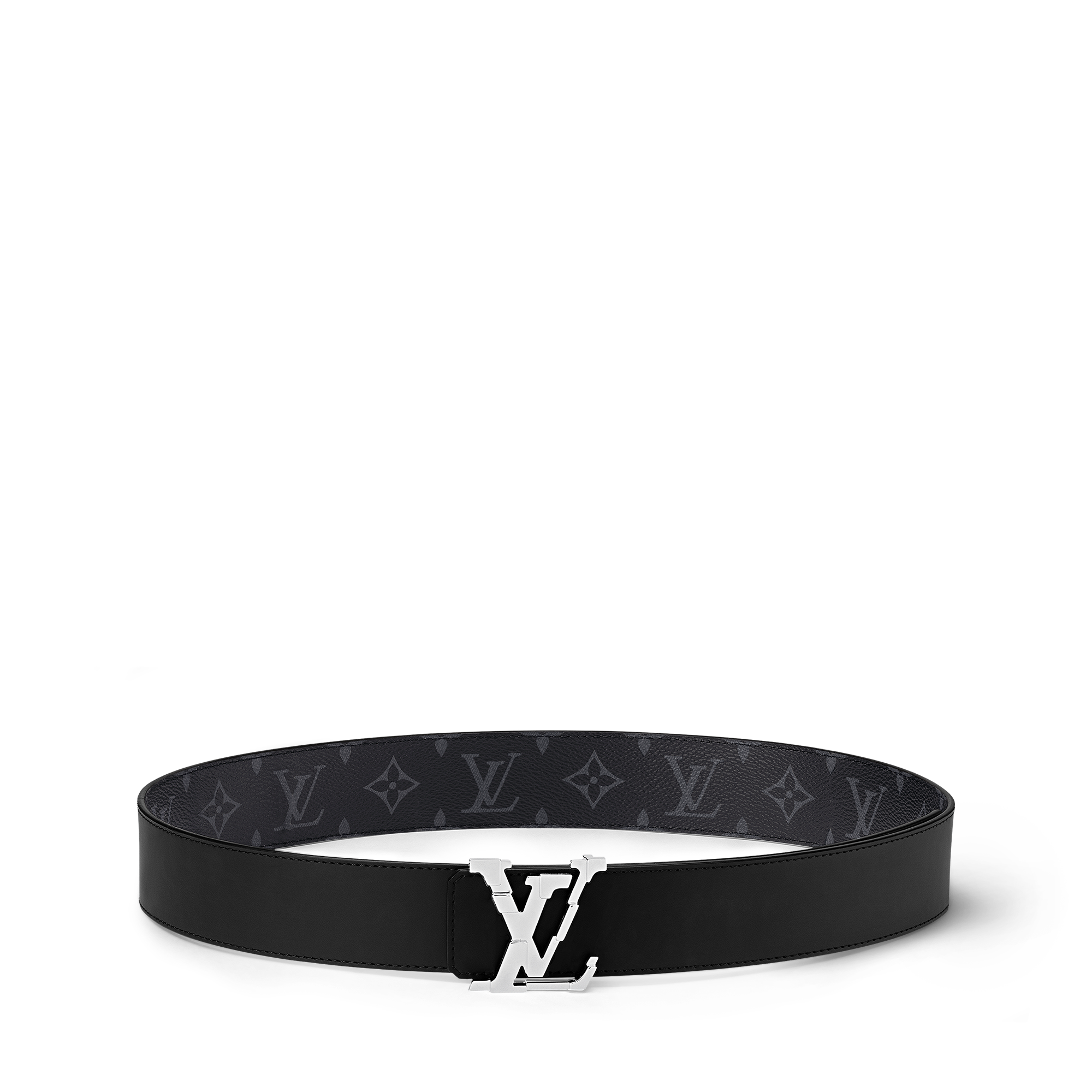 LV Pixel 40mm Reversible Belt Monogram Eclipse Canvas in Men