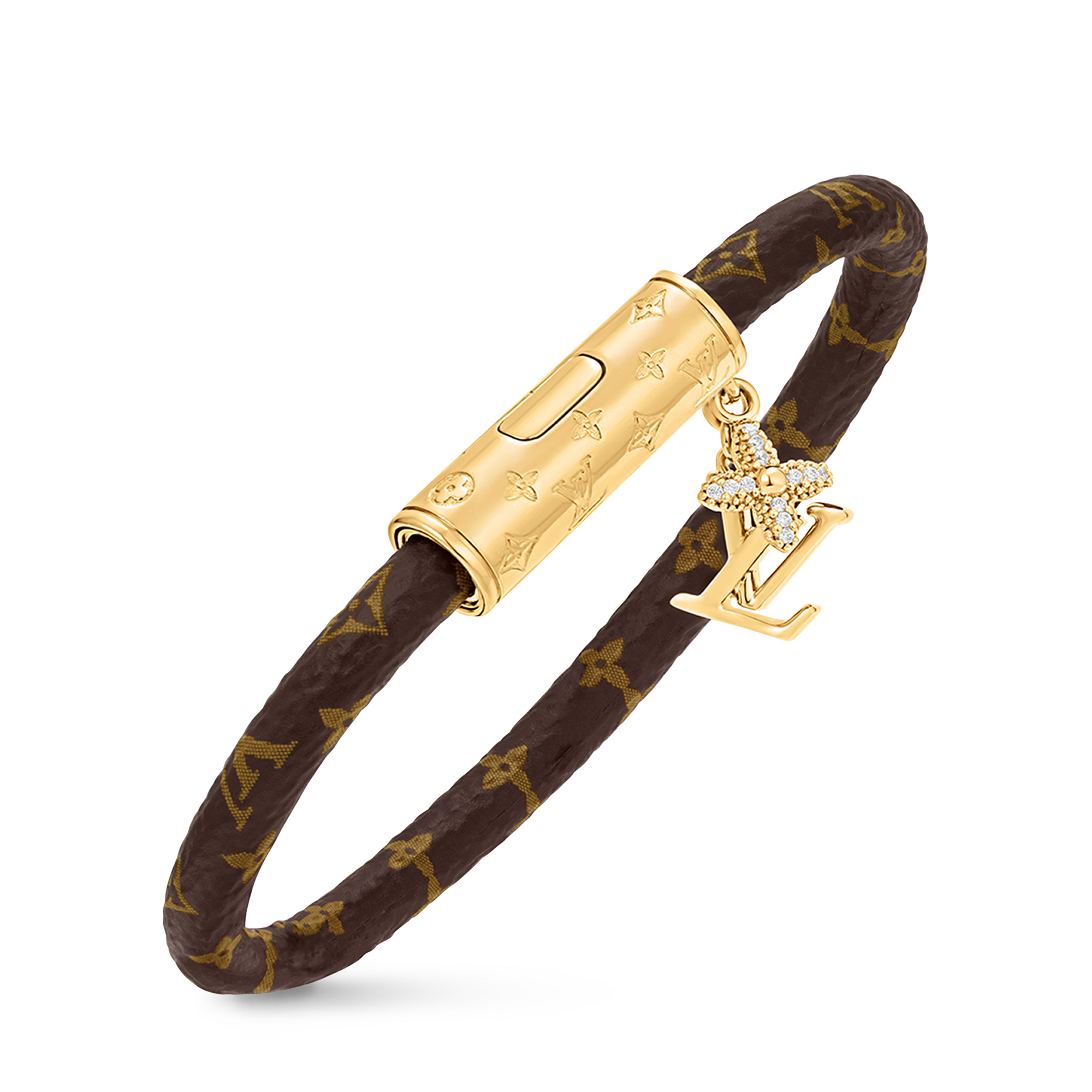 LV Push Bracelet Monogram Canvas in Women