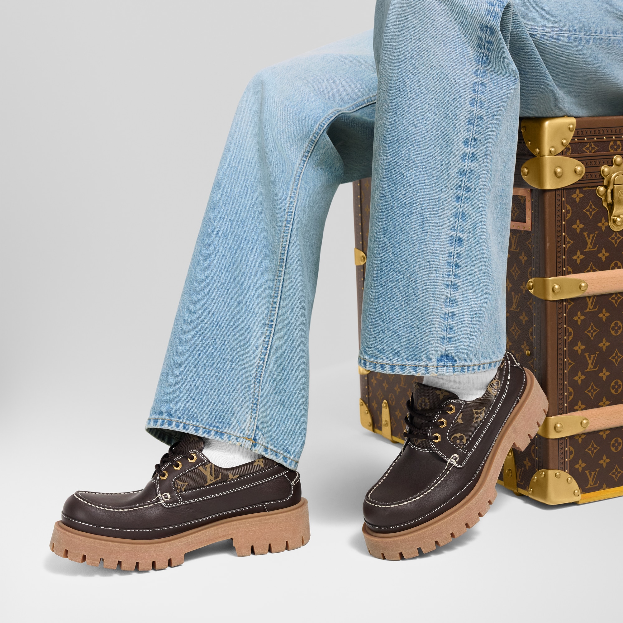 LV Remix Boat Shoe  in Men