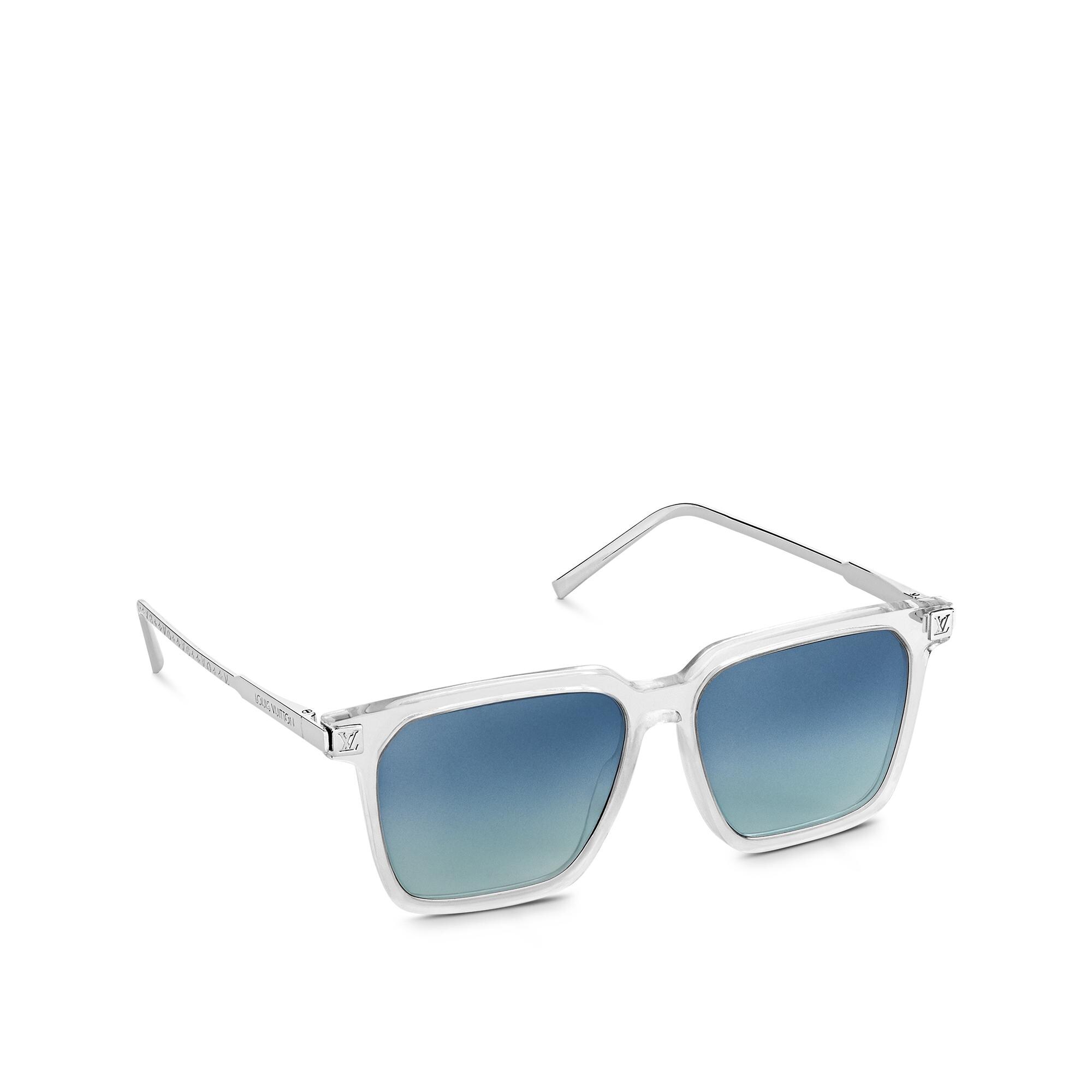 louis vuitton blue sunglasses