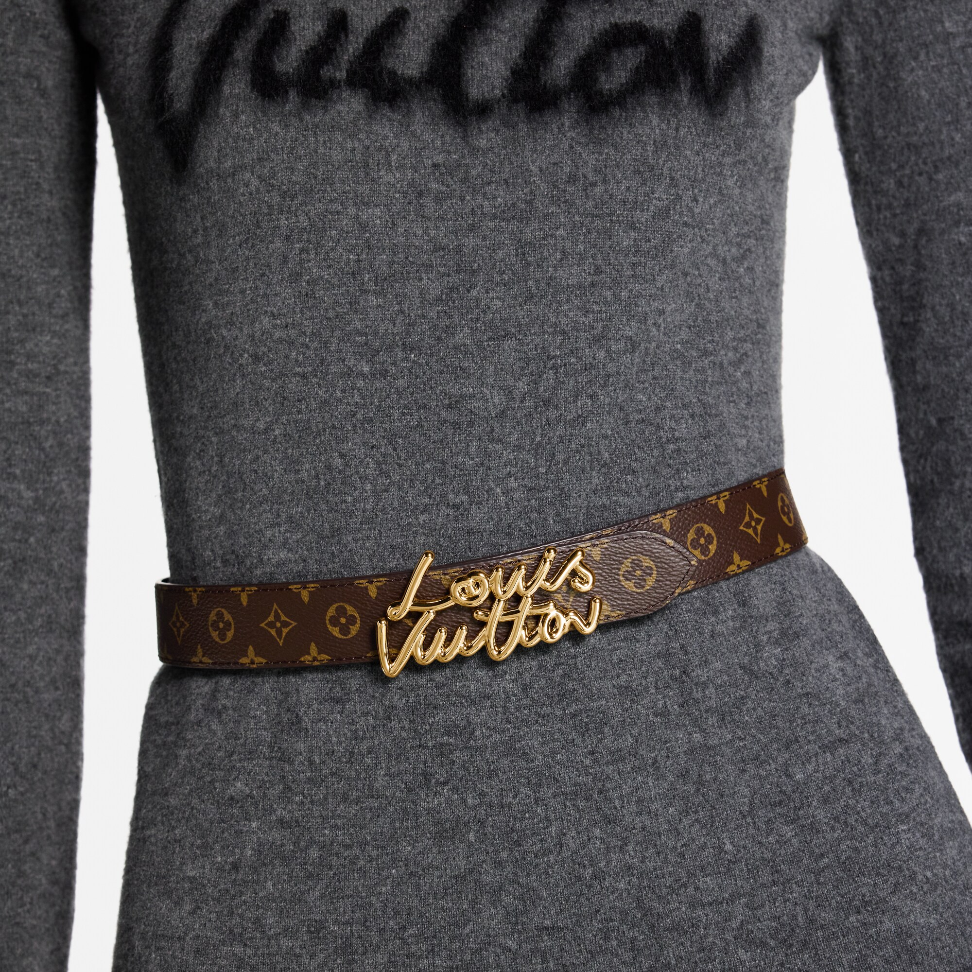 LV Script 30mm Belt  in Women
