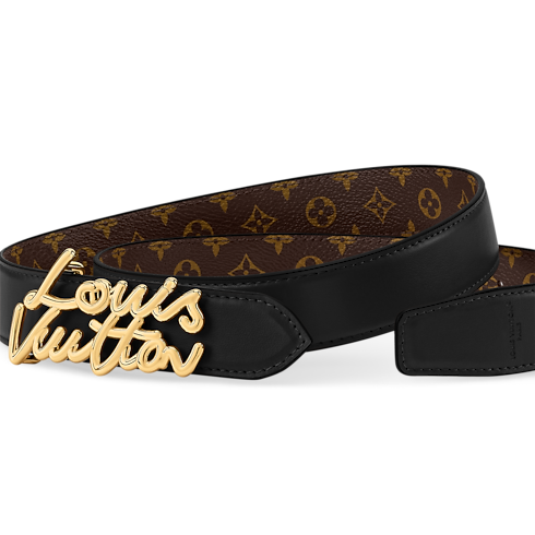LV Script 30mm Belt in Women's Accessories Belts collections by Louis Vuitton (Product zoom)