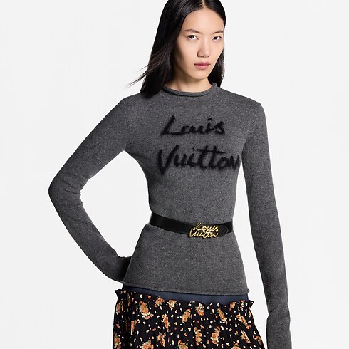 LV Script 30mm Belt in Women's Accessories Belts collections by Louis Vuitton (Product zoom)