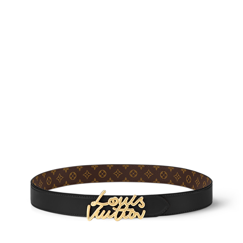 LV Script 30mm Belt in Women's Accessories Belts collections by Louis Vuitton (Product zoom)