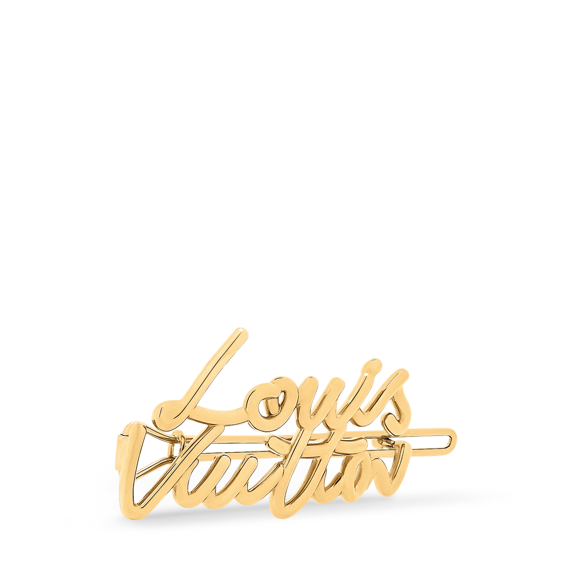 LV Script Barrette . in Women