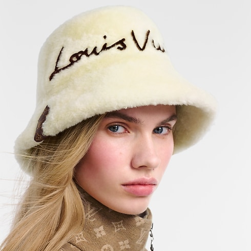 LV Script Cloud Bob . in Women's Accessories Hats and Gloves collections by Louis Vuitton (Product zoom)