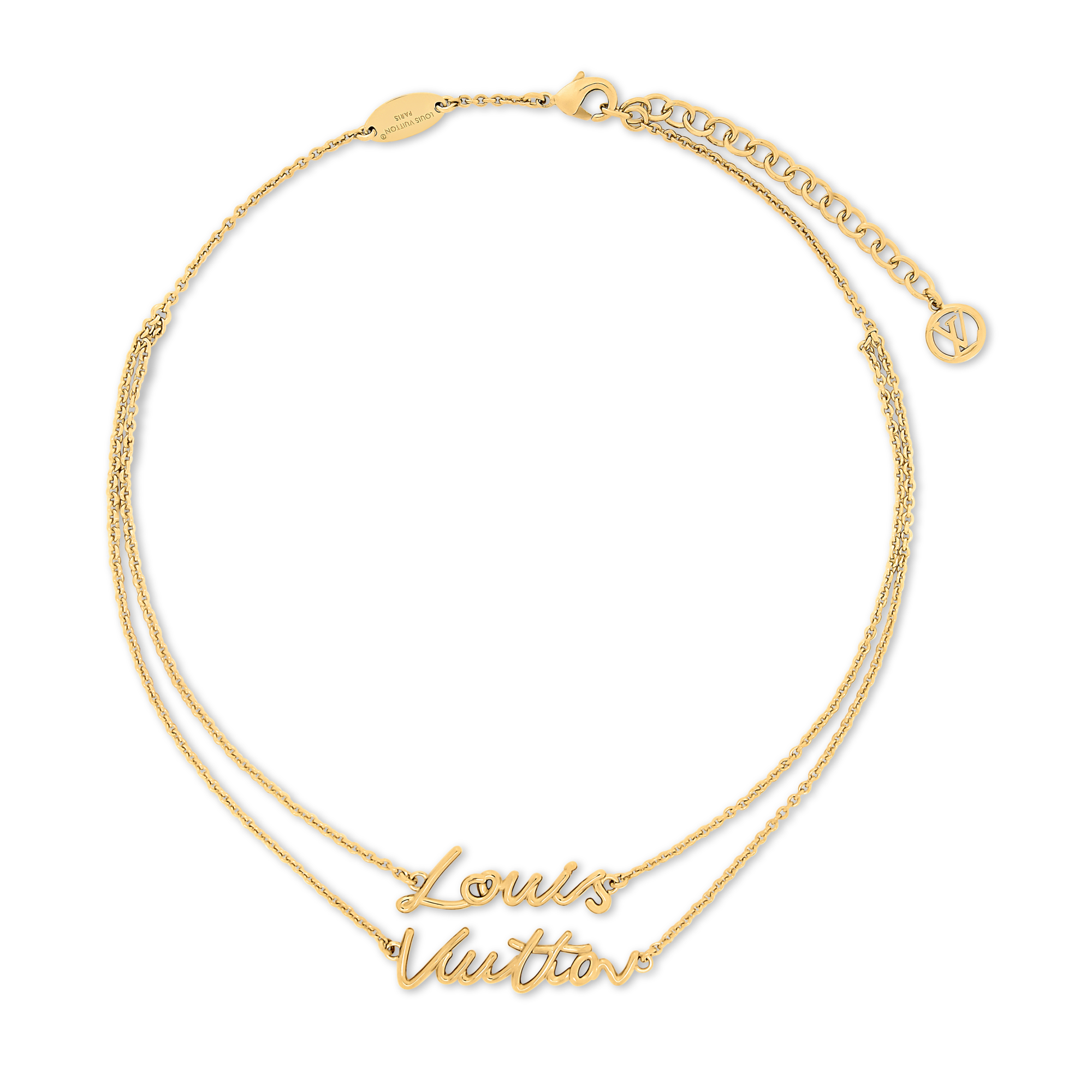 LV Script Necklace . in Women