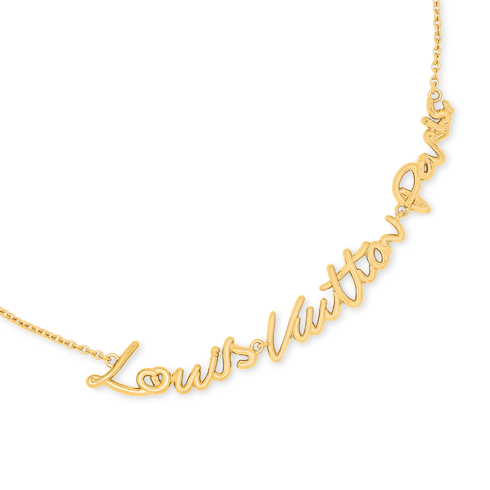LV Script Necklace . in Women's Fashion Jewellery All Fashion Jewellery collections by Louis Vuitton (Product zoom)