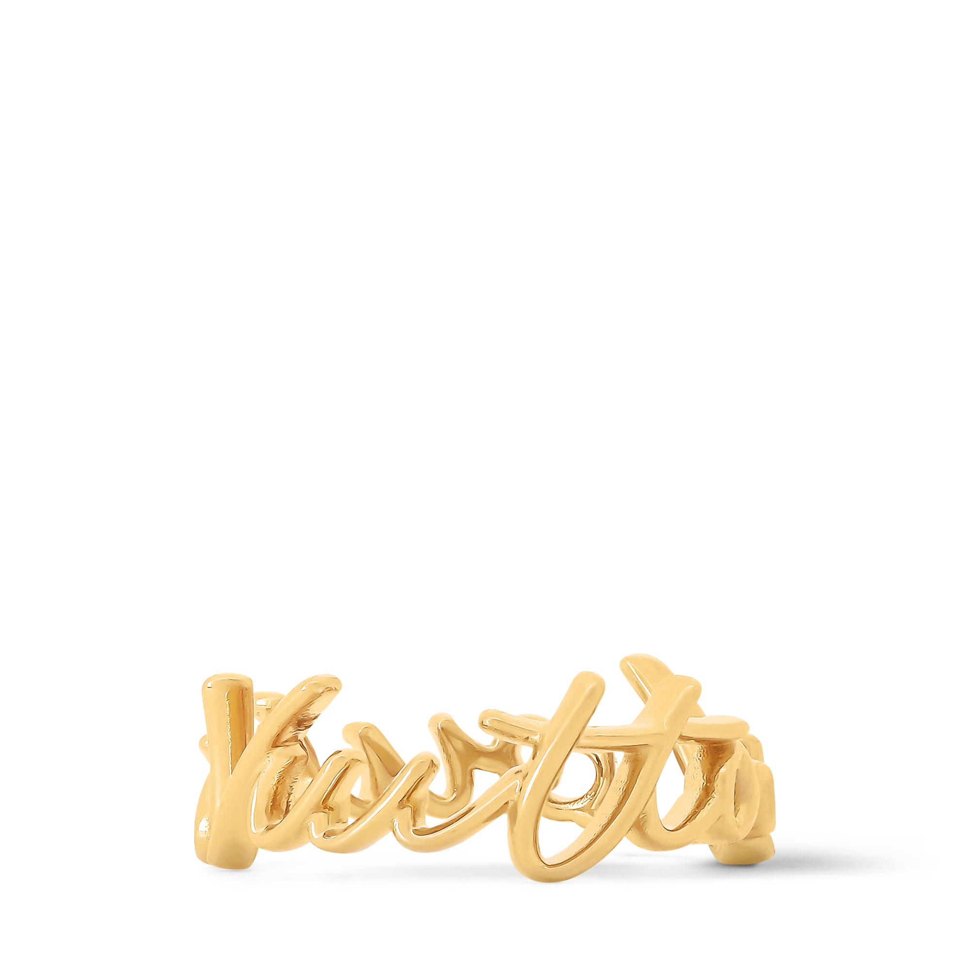 LV Script Ring . in Women