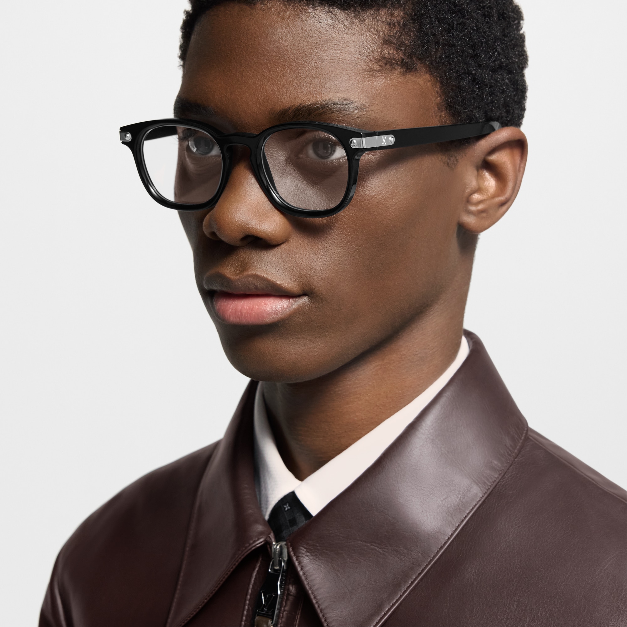 LV Signature Square Round Anti-Blue-Light Glasses . in Men